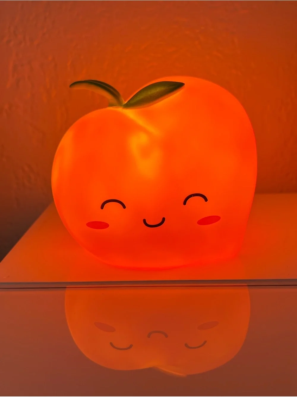 Peach Ambient Light - Cute Peach Night Lamp